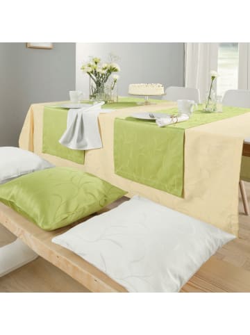 Erwin Müller Jacquard Tischdecke Remscheid in taupe