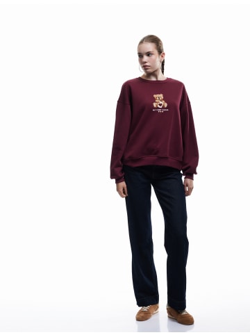 KOTON SWEATSHIRTS in Bordo