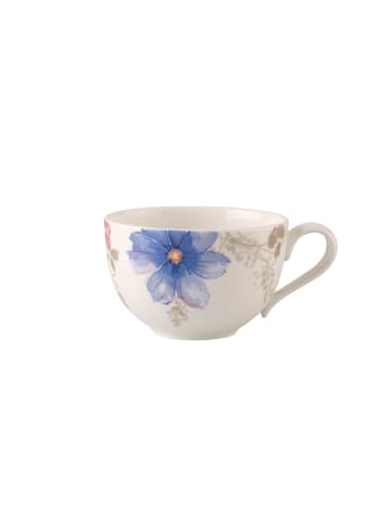Villeroy & Boch 6er Set Frühstückstassen mit Untertassen Mariefleur Gris Basic in Bunt 290 ml