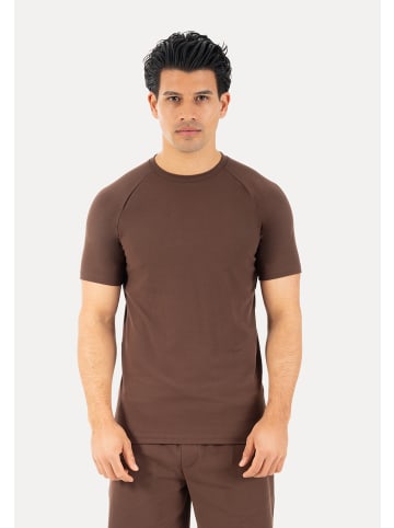 SMILODOX T-Shirt Delian in Braun