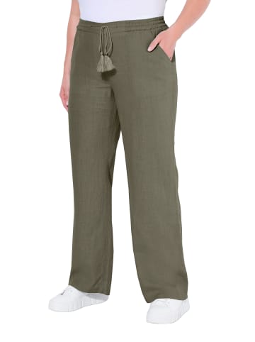 Ulla Popken Hosen in lodengrün