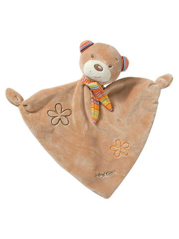 Fehn Schmusetuch Teddy - Rainbow in braun