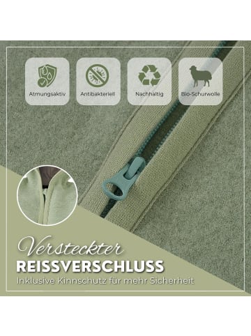 ALAVYA HOME Walkoverall Bio-Schurwolle - Pastel Khaki