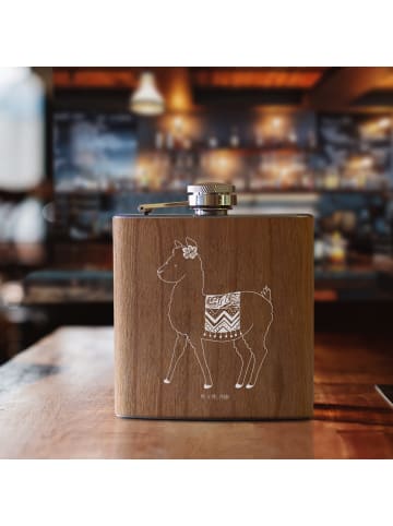 Mr. & Mrs. Panda schnapsflasche Alpaka Stolz ohne Spruch in Braun