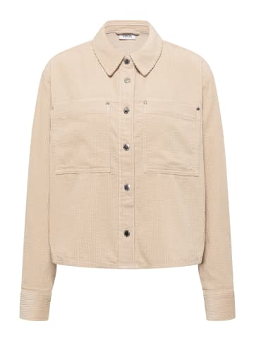 Cecil Sporty Corduroy Jacket in Oat Milk Beige