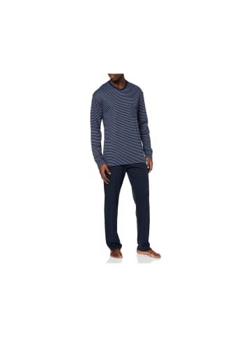 Calida Pyjama lang für Herren in unifarben in uni