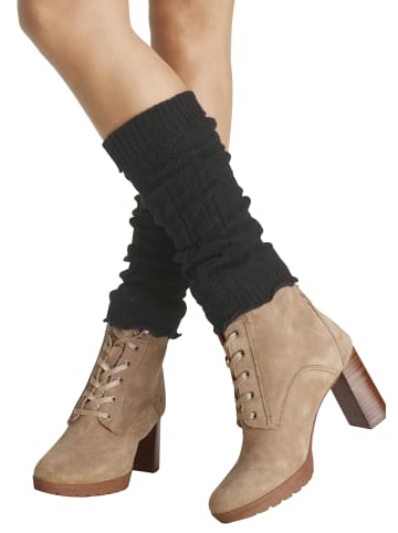 LAVANA basic Stulpensocken in 1x anthrazit meliert, 1x schwarz