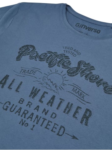 riverso  T-Shirt RIVLeon in Blau