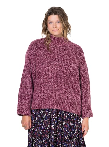 Pullover in brombeere