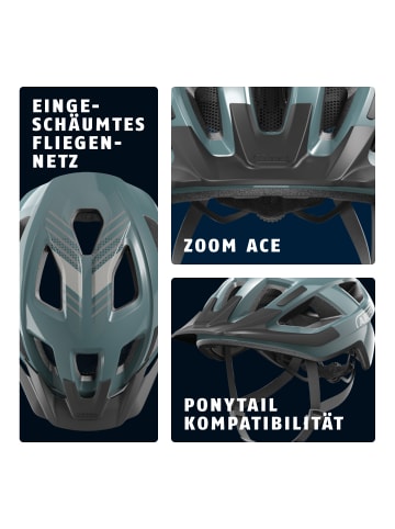 ABUS Fahrradhelm Aduro 3.0 LED in glacier blue