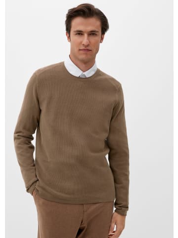 S. Oliver Strickpullover langarm in Braun