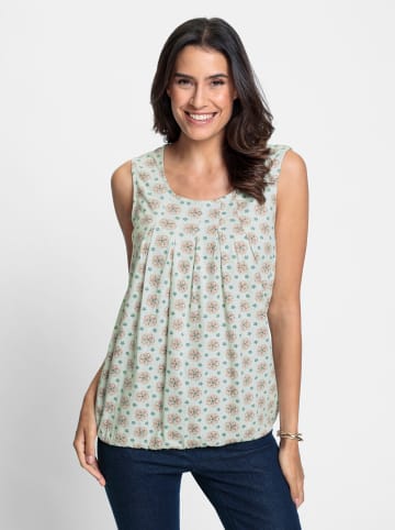 WITT WEIDEN Shirttop in salbei-apricot-bedruckt