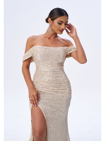 Moda Minx Abendkleid SELENA in Apricot