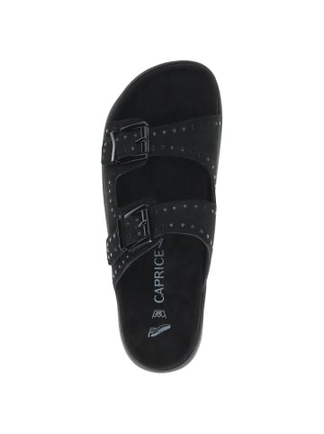 Caprice Pantolette in BLACK SUEDE