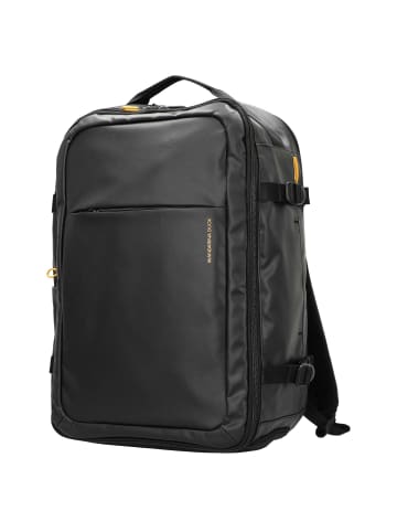 Mandarina Duck Eco Coated - Reiserucksack M 50 cm (duck yellow) in schwarz