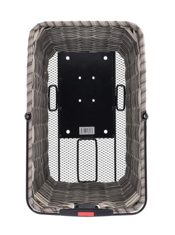 KLICKfix Hinterradkorb  Structura GT, Racktime in grau