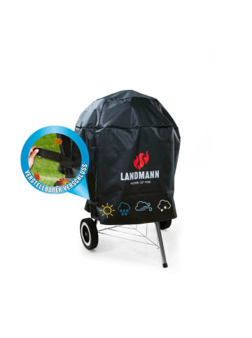 Landmann Wetterschutzhaube 15704-B Premium 90x70x70cm schwarz Schwarz