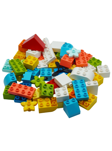 LEGO DUPLO® Sondersteine Bunt 100x Teile - ab 18 Monaten in multicolored