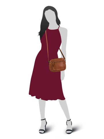 Cluty Umhängetasche in cognac