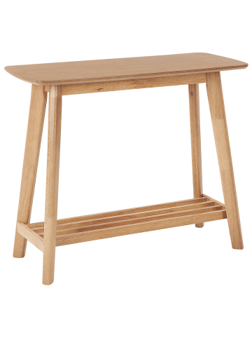 Beliani Konsolentisch TULARE in Braun - (W) 90 x (H) 75 x (L) 40 cm