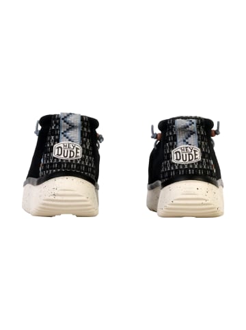 Hey Dude Wendy Peak Hi Suede High-Top-Sneaker aus Leder Schwarz