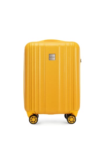 Wittchen Cabin case and cosmetic case in embossed in Yellow