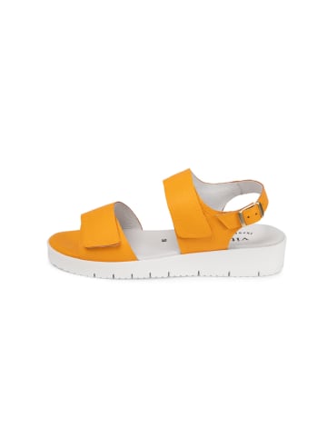 VITAFORM Hirschleder Sandalen in orange