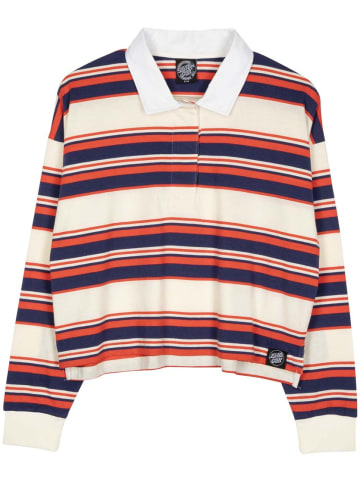 Santa Cruz Top "Monterey Crop Polo Top" in Weiß