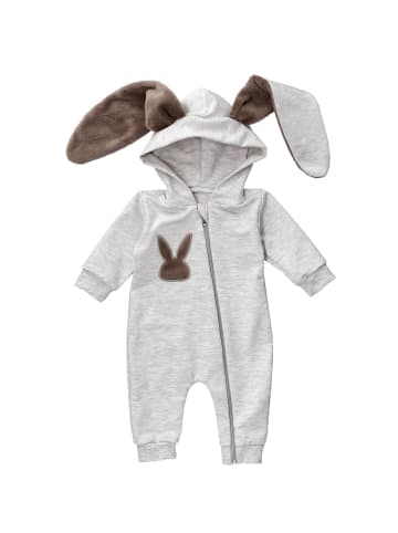 Baby Sweets Babyoverall Hase Lieblingsstücke in grau