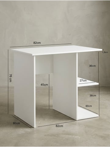 KADIMA DESIGN Computertisch WL5.757 Schreibtisch 82 x 60 x 76 cm, Kleiner