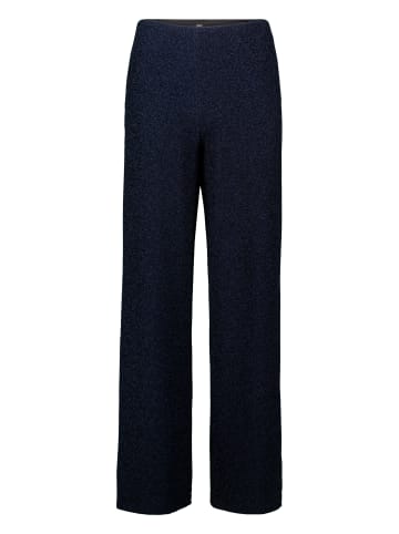 Zero  Stoffhose mit Lurexfaden in Teal Ocean