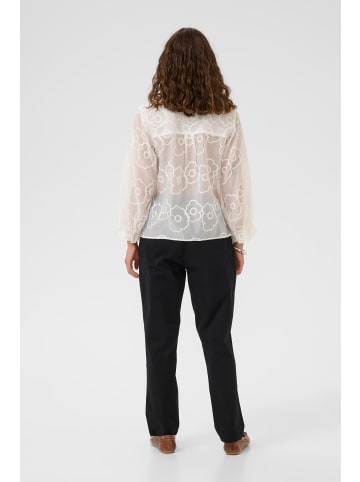 CULTURE Langarm-Bluse CUflorisa Relaxed fit in Whitecap