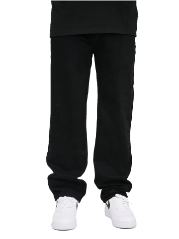 DADA Baggy Denim Loose Fit Jeans mit Coin Logo Print in Schwarz