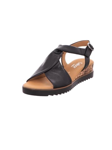 Gabor Riemchensandalen in schwarz