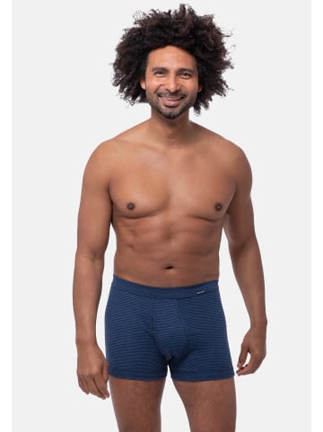 Ammann Retro Short / Pant Jeans Feinripp in Blau