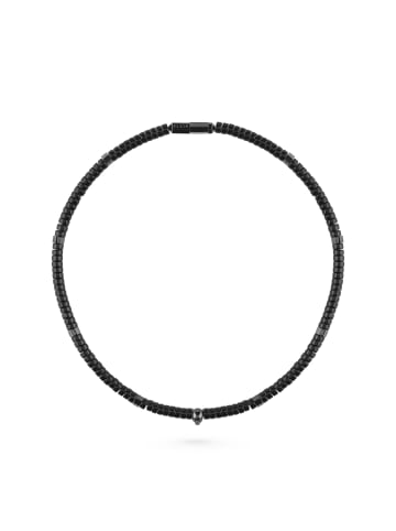 Philipp Plein Halskette mit Anhänger in Schwarz – (L)50cm