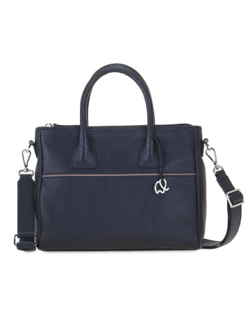 MYWALIT Handtasche Leder 27 cm in black