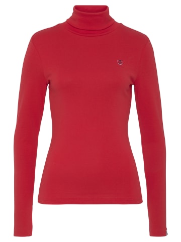 Delmao Rollkragenshirt in rot
