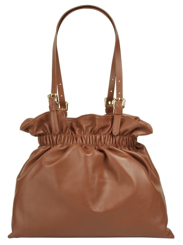 Samantha Look Shopper echt Leder in cognac