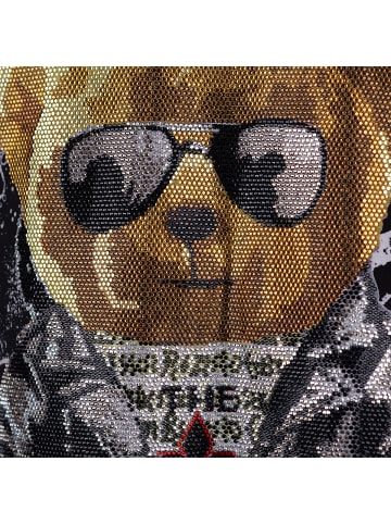 Roberto Geissini Rocker T-Shirt Schwarz