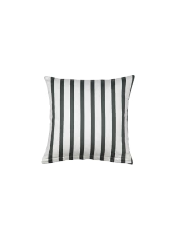 Janine Baumwoll Bettwäsche Modernclassic Streifenlook in anthrazit