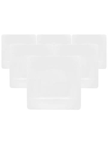 Villeroy & Boch 6er Set Frühstücksteller Modern Grace in Weiß 23 x 23 cm in weiß
