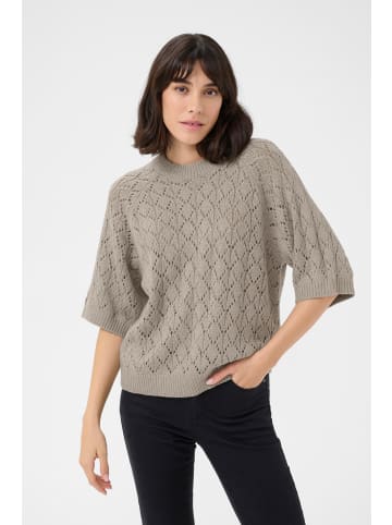 Kaffe Strickpullover KAnika Loose fit in Elephant Skin