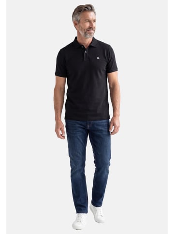 Lerros Poloshirt Basic in schwarz / blau