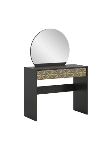 ebuy24 Konsolentisch Prisma Schwarz 90 x 39 cm