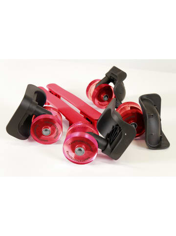 Hauptstadtkoffer Color Your Case - Kit, Rollen & Griffe Set in Rot