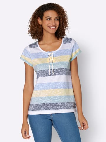 WITT WEIDEN Shirt in mint-gestreift