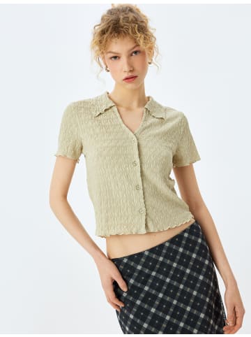 KOTON BLUSE SS in Grün