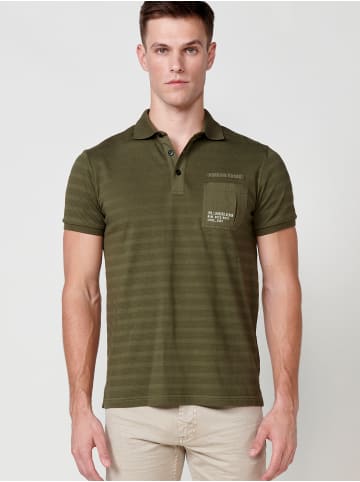 KOROSHI Polo-shirt mit kurzen Ã¤rmeln. in khaki