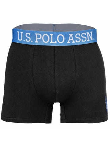 U.S. Polo Assn. Boxershort 5er Pack in Schwarz